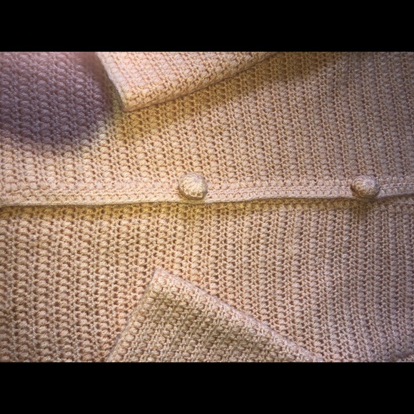 Vintage (?) Handmade Crochet jacket Sweater - Picture 3 of 5